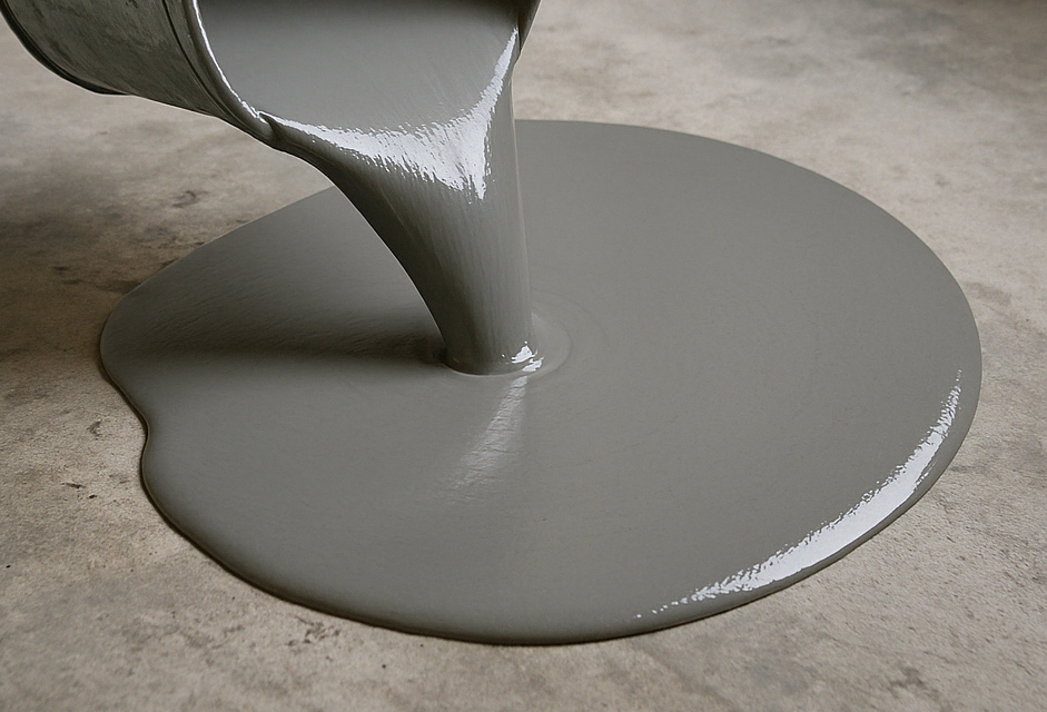 Wylewka podłogowa przygotowująca podłoże do montażu