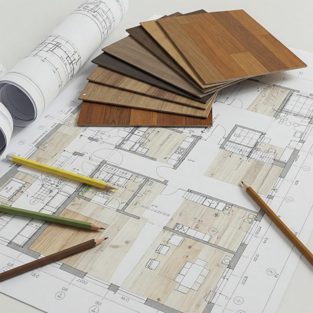 Projektowanie podłóg z wykorzystaniem wzorników kolorów